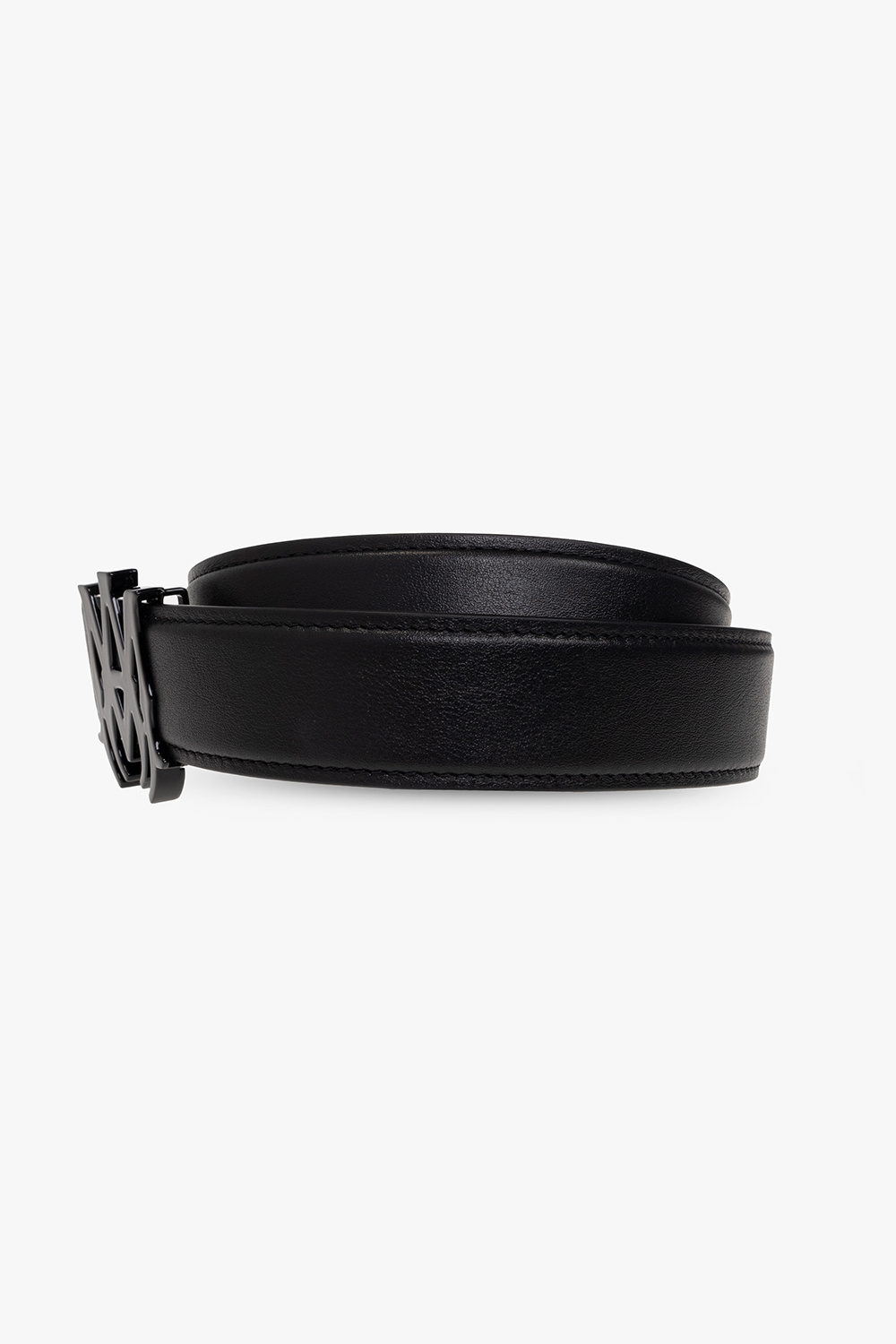 Black Leather belt Amiri - SchaferandweinerShops Japan